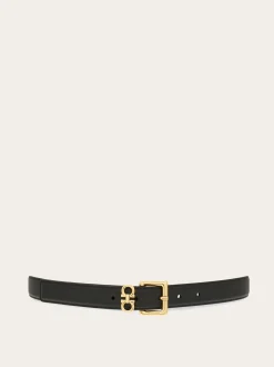 Double Gancini fixed belt - Women