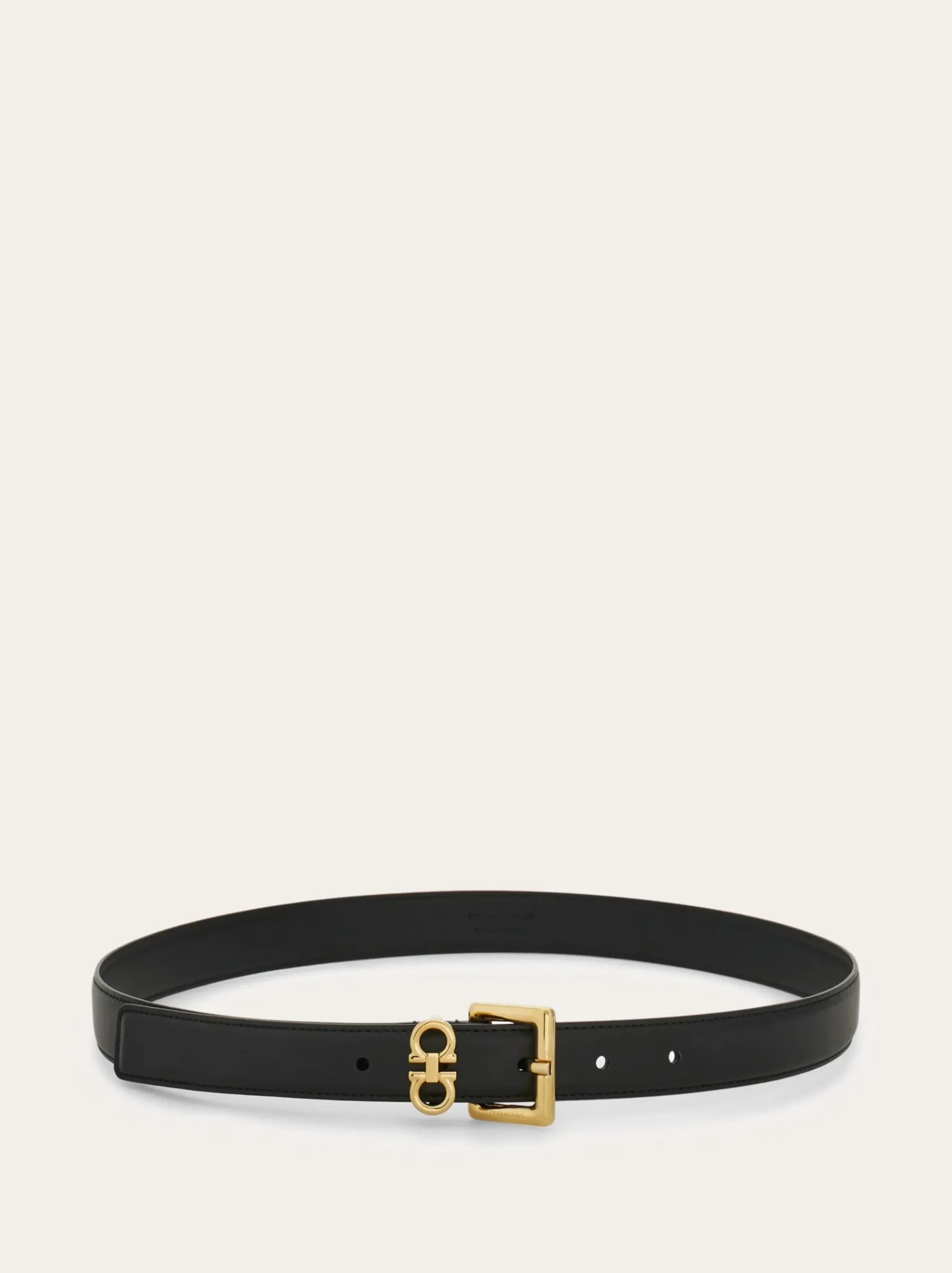 Double Gancini fixed belt - Women