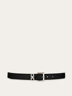 Double Gancini fixed belt - Women
