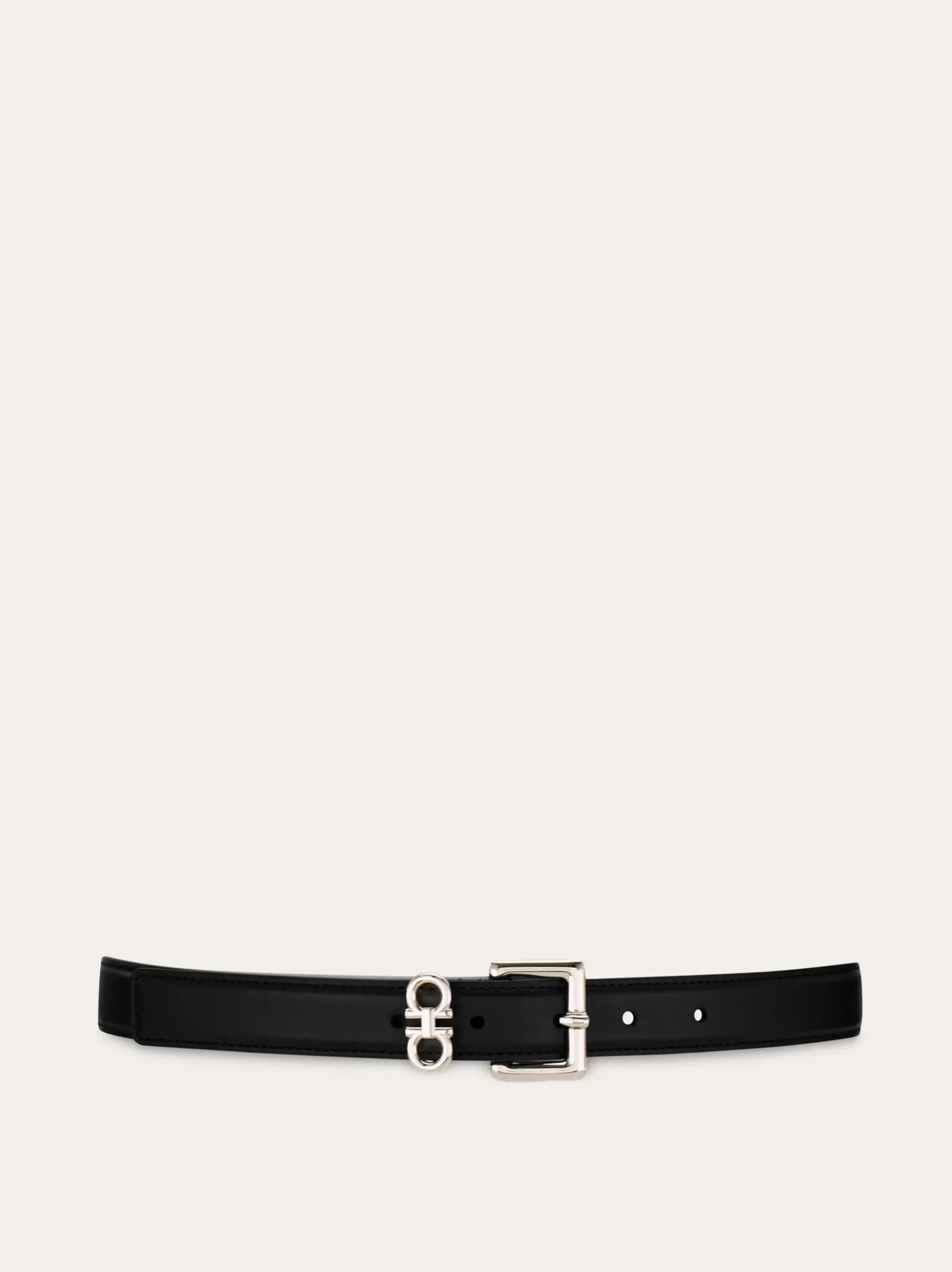 Double Gancini fixed belt - Women
