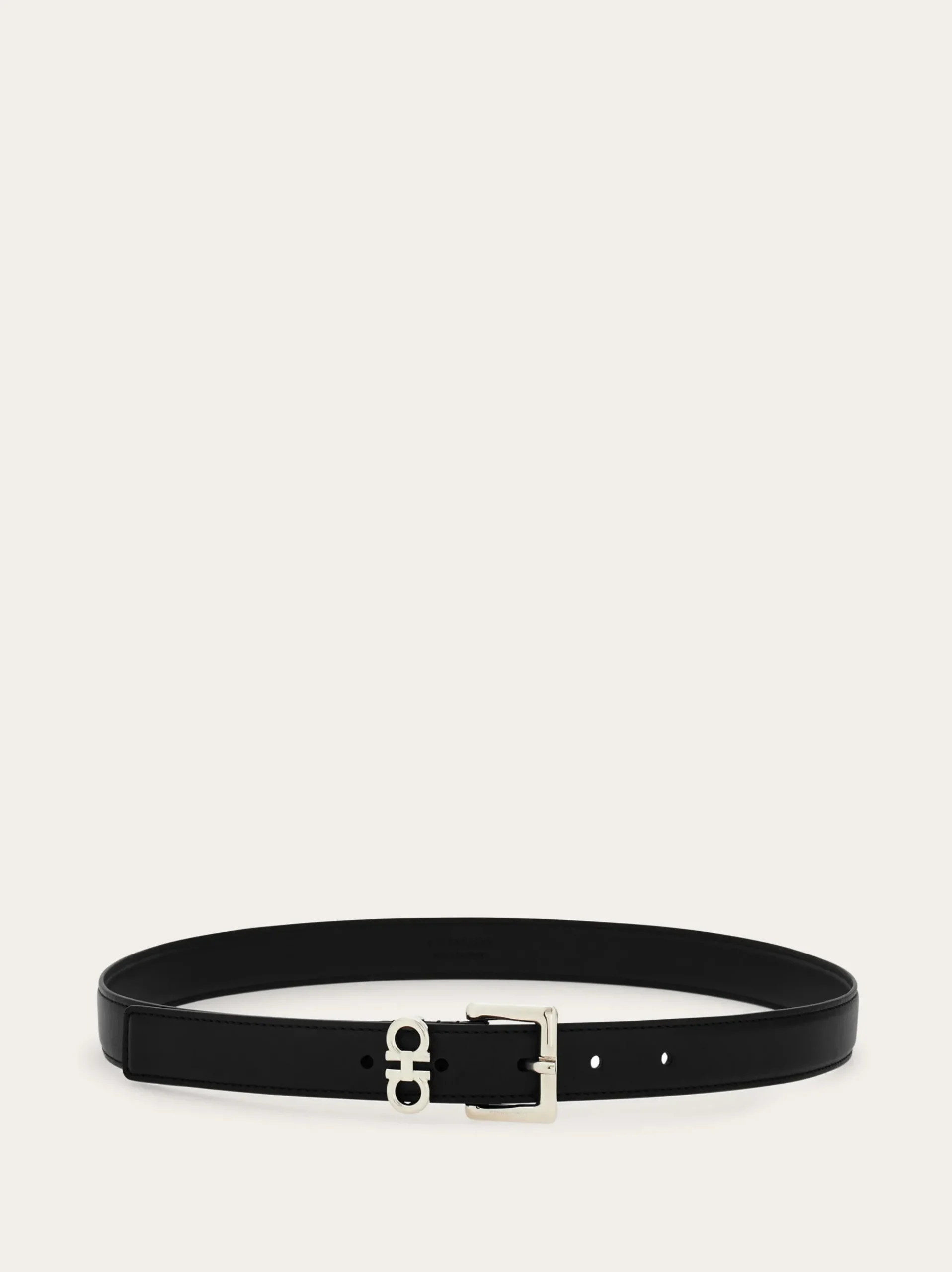 Double Gancini fixed belt - Women
