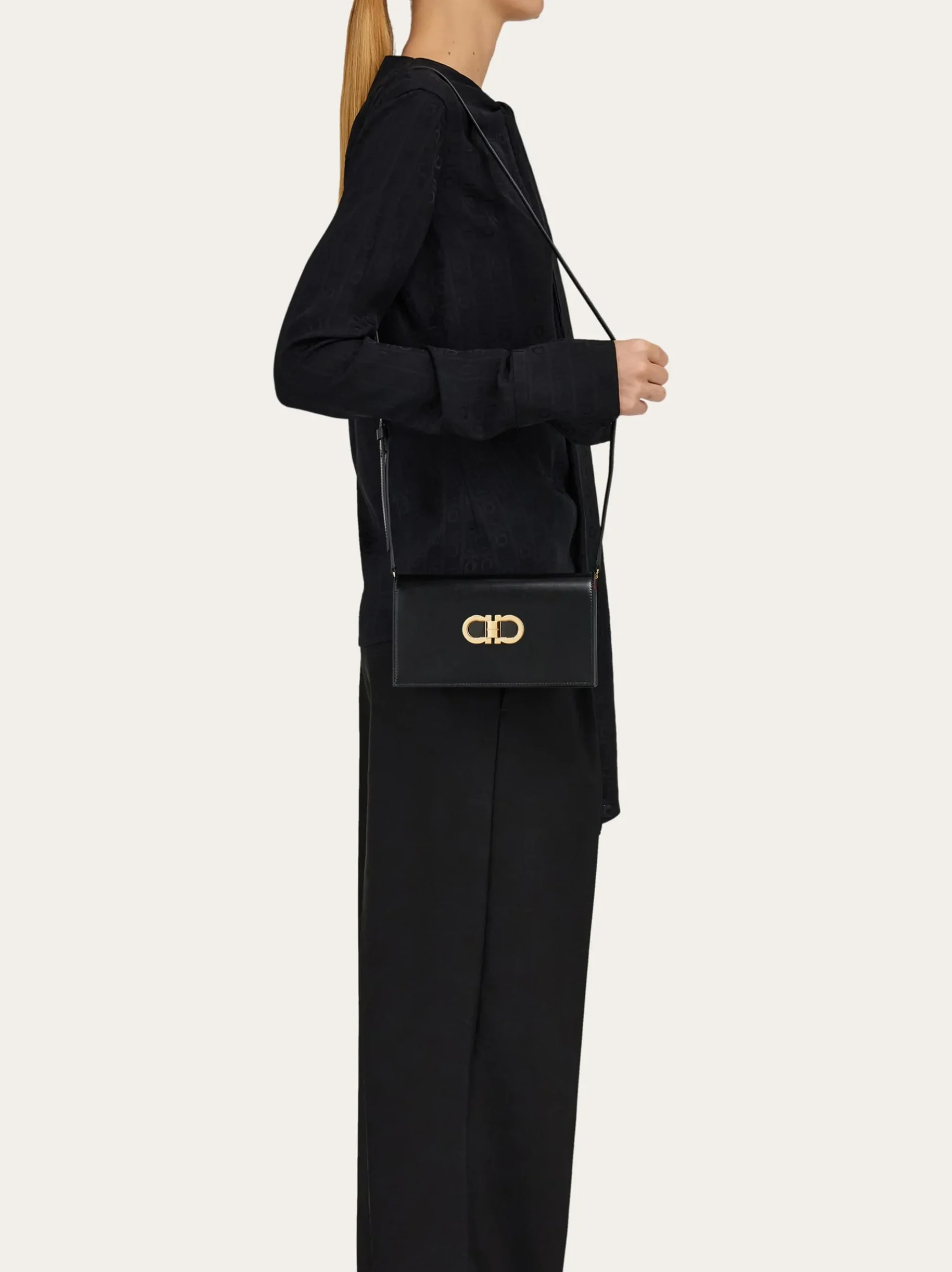 Double Gancini mini shoulder bag - Women