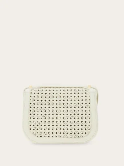Double Gancini North-South crossbody bag - Women