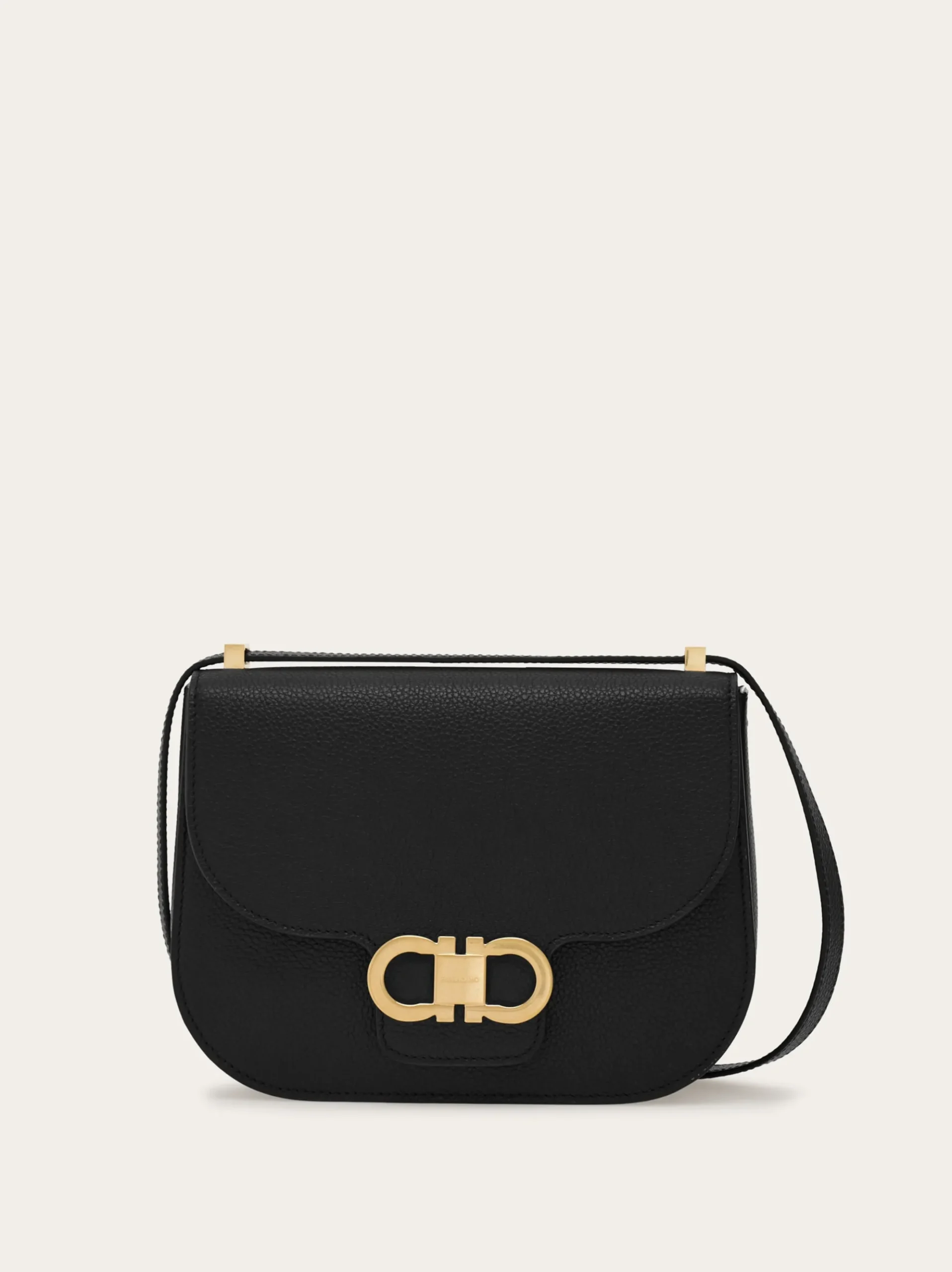 Double Gancini North-South crossbody bag - Women