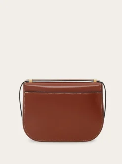Double Gancini North-South crossbody bag - Women