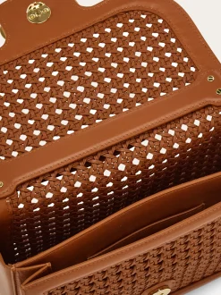 Double Gancini North-South crossbody bag (XS) - Women