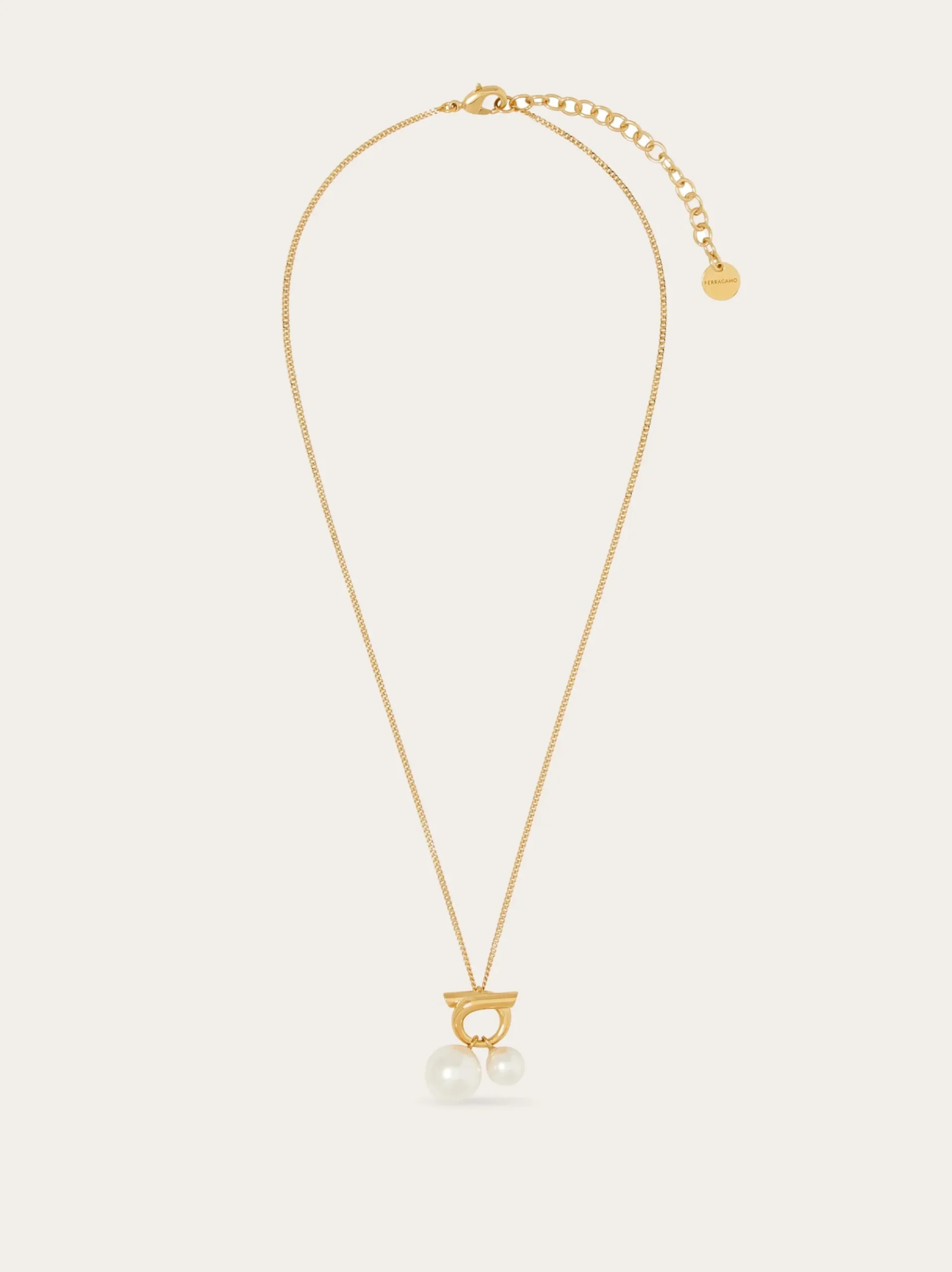 Double pearl necklace - Women