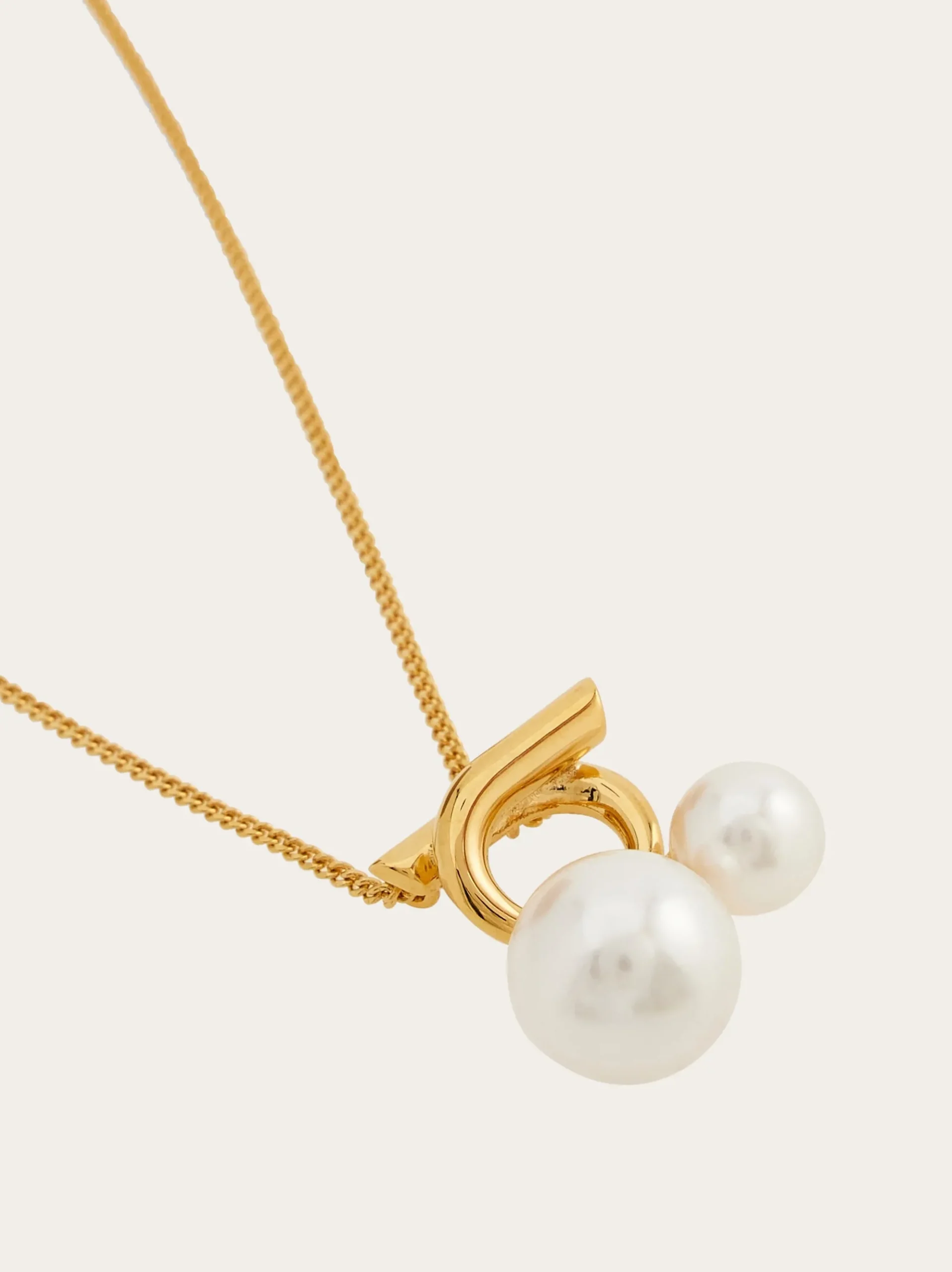 Double pearl necklace - Women