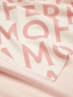 Double scarf with lettering - Women