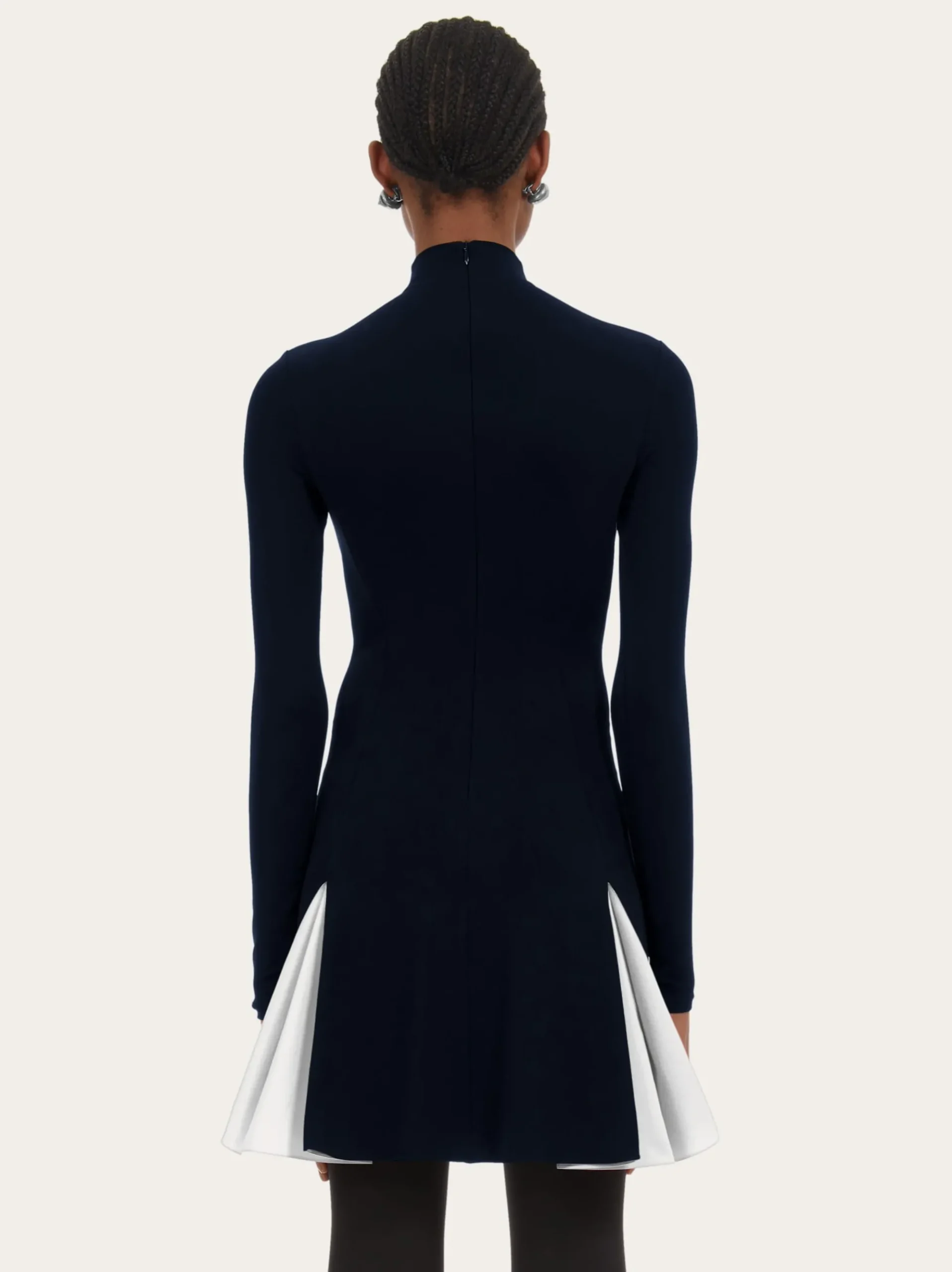 Dress with contrasting inserts - Women