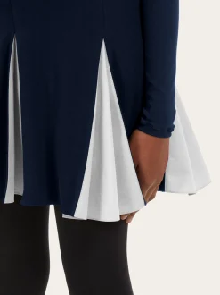 Dress with contrasting inserts - Women