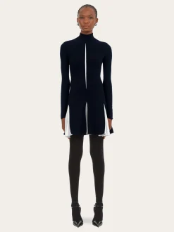 Dress with contrasting inserts - Women