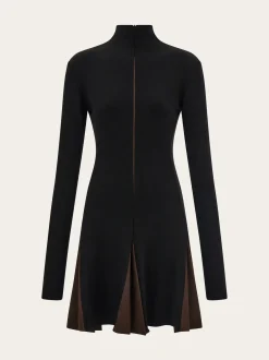 Dress with contrasting inserts - Women