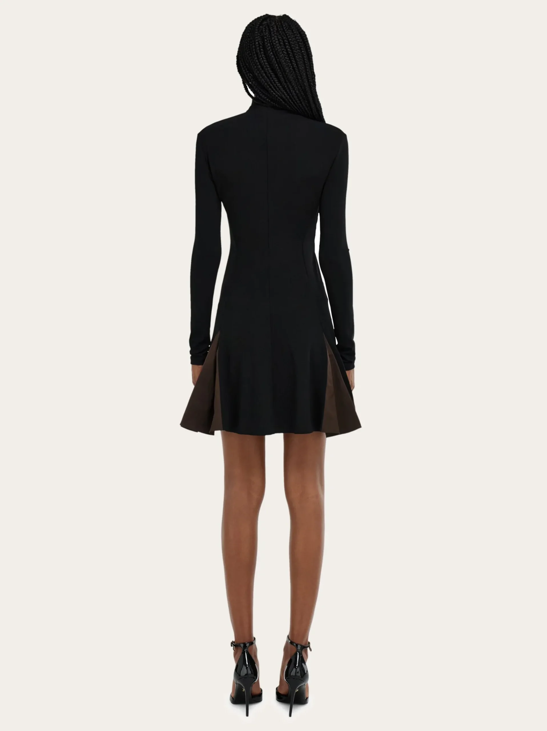 Dress with contrasting inserts - Women