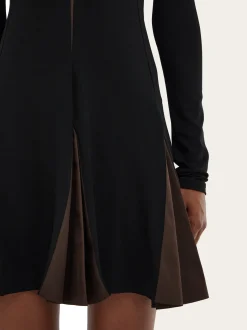 Dress with contrasting inserts - Women