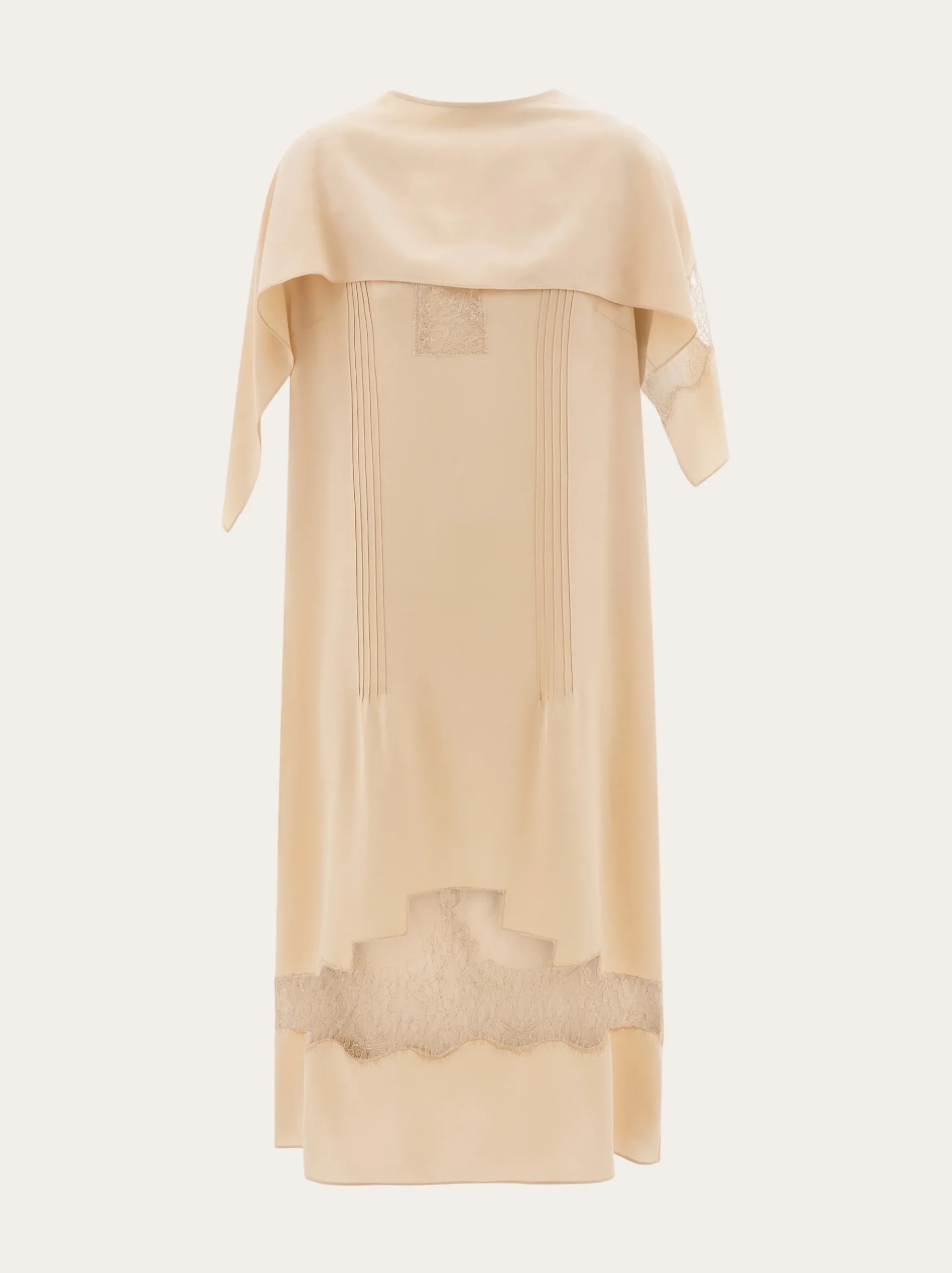 Dress with lace inserts - Women