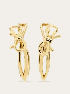 Earrings with bow - Women