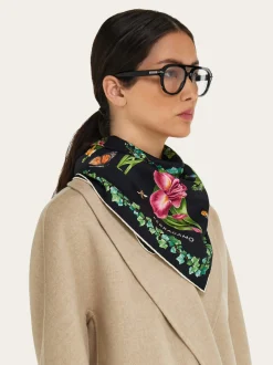 Eden shoes print silk scarf - Women