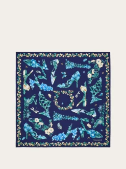 Eden shoes print silk scarf - Women