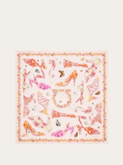 Eden shoes print silk scarf - Women