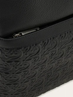 Embossed Gancini backpack - Men