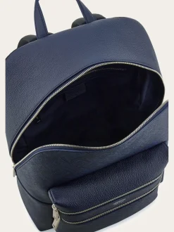 Embossed Gancini backpack - Men