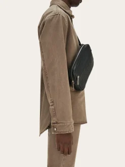 Embossed Gancini belt bag - Men