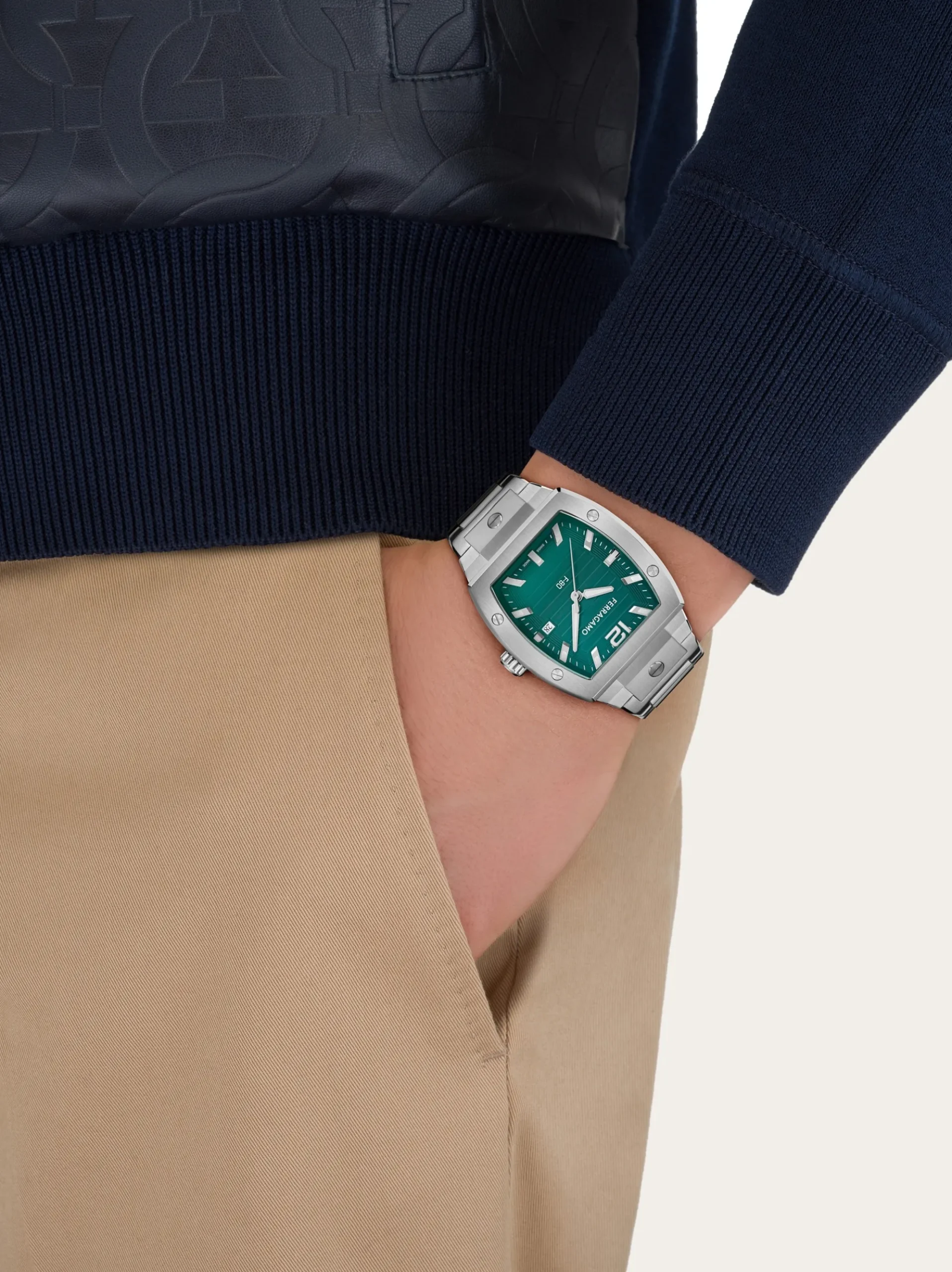 F80 Tonneau 3H Watch - Men