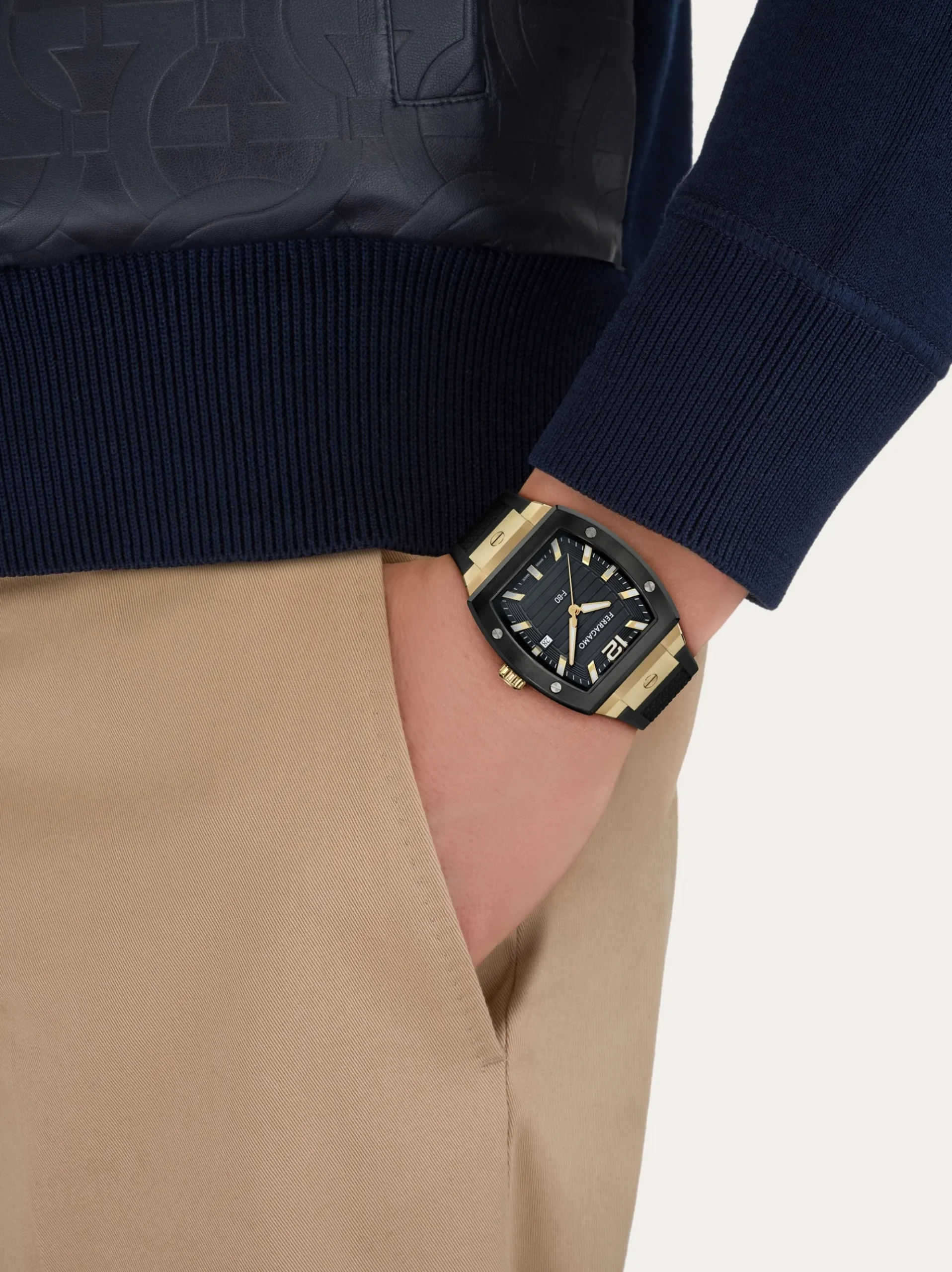 F80 Tonneau 3H Watch - Men