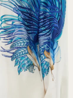 Feather show print silk shirt - Women