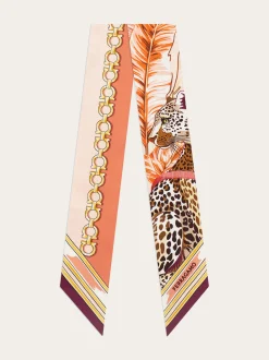 Felini print silk mini bandeau - Women