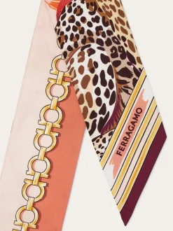 Felini print silk mini bandeau - Women