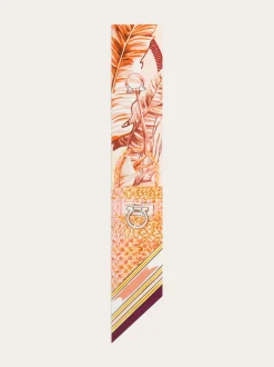 Felini print silk mini bandeau - Women