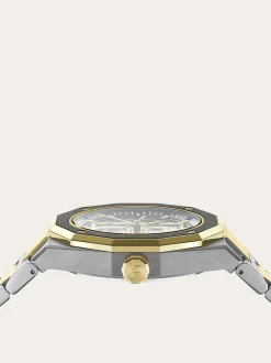 Ferragamo Edge Skeleton Watch - Men