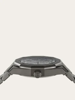 Ferragamo Edge Skeleton Watch - Men