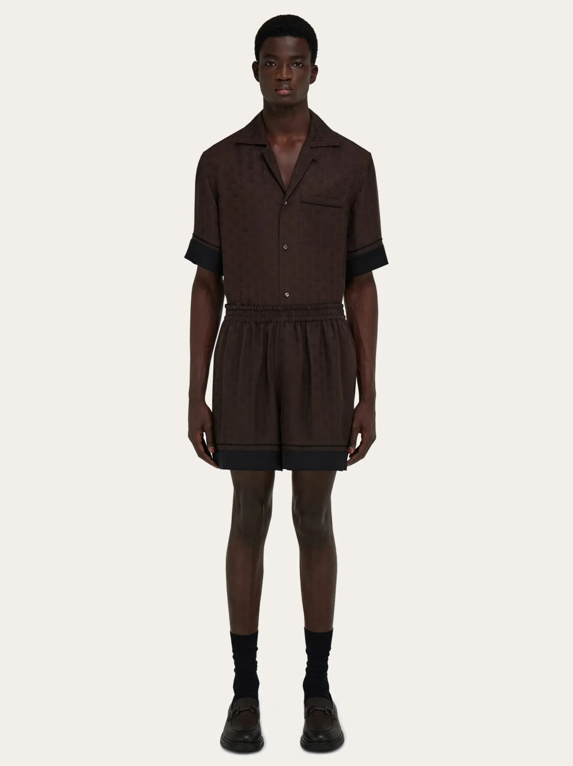Ferragamo Monogram bermuda short - Men