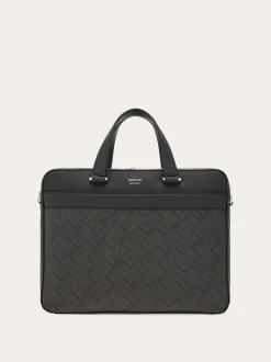 Ferragamo Monogram briefcase - Men
