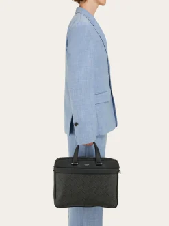 Ferragamo Monogram briefcase - Men