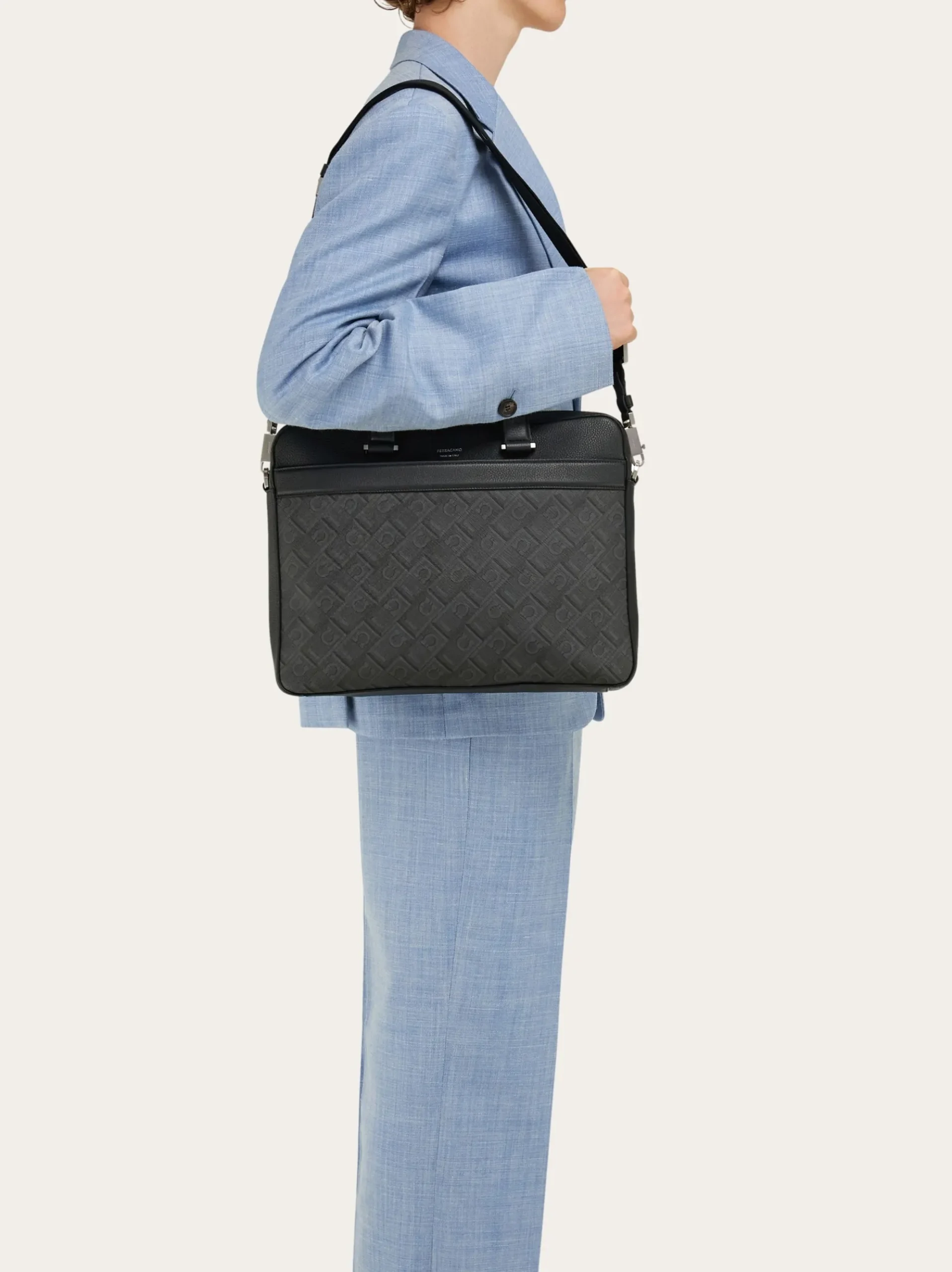 Ferragamo Monogram briefcase - Men