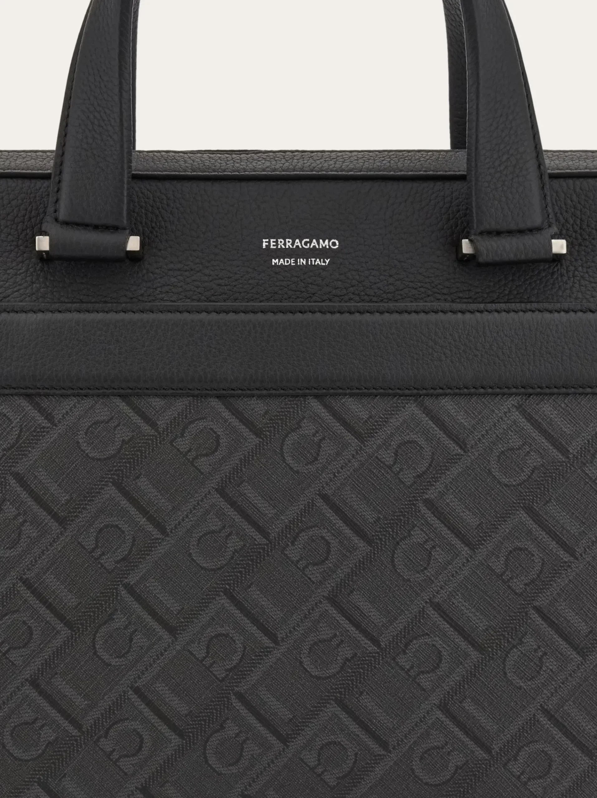 Ferragamo Monogram briefcase - Men