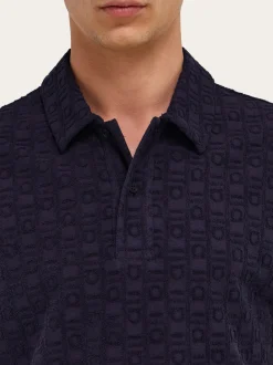 Ferragamo Monogram polo shirt - Men