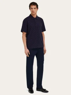 Ferragamo Monogram polo shirt - Men