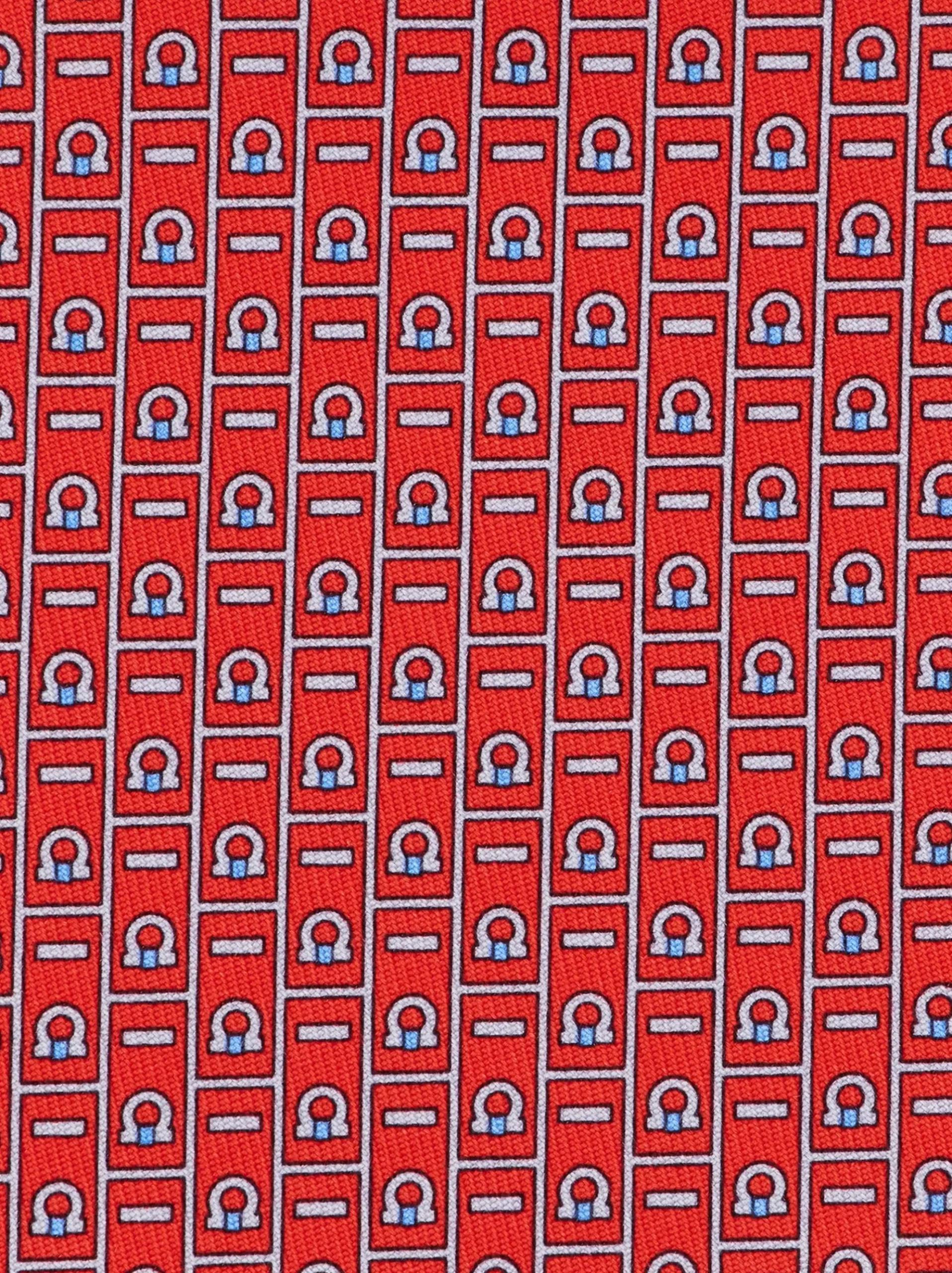 Ferragamo Monogram print silk tie - Men