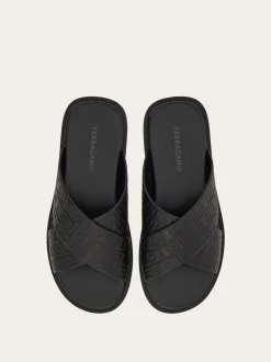 Ferragamo Monogram sandal - Men