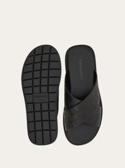 Ferragamo Monogram sandal - Men
