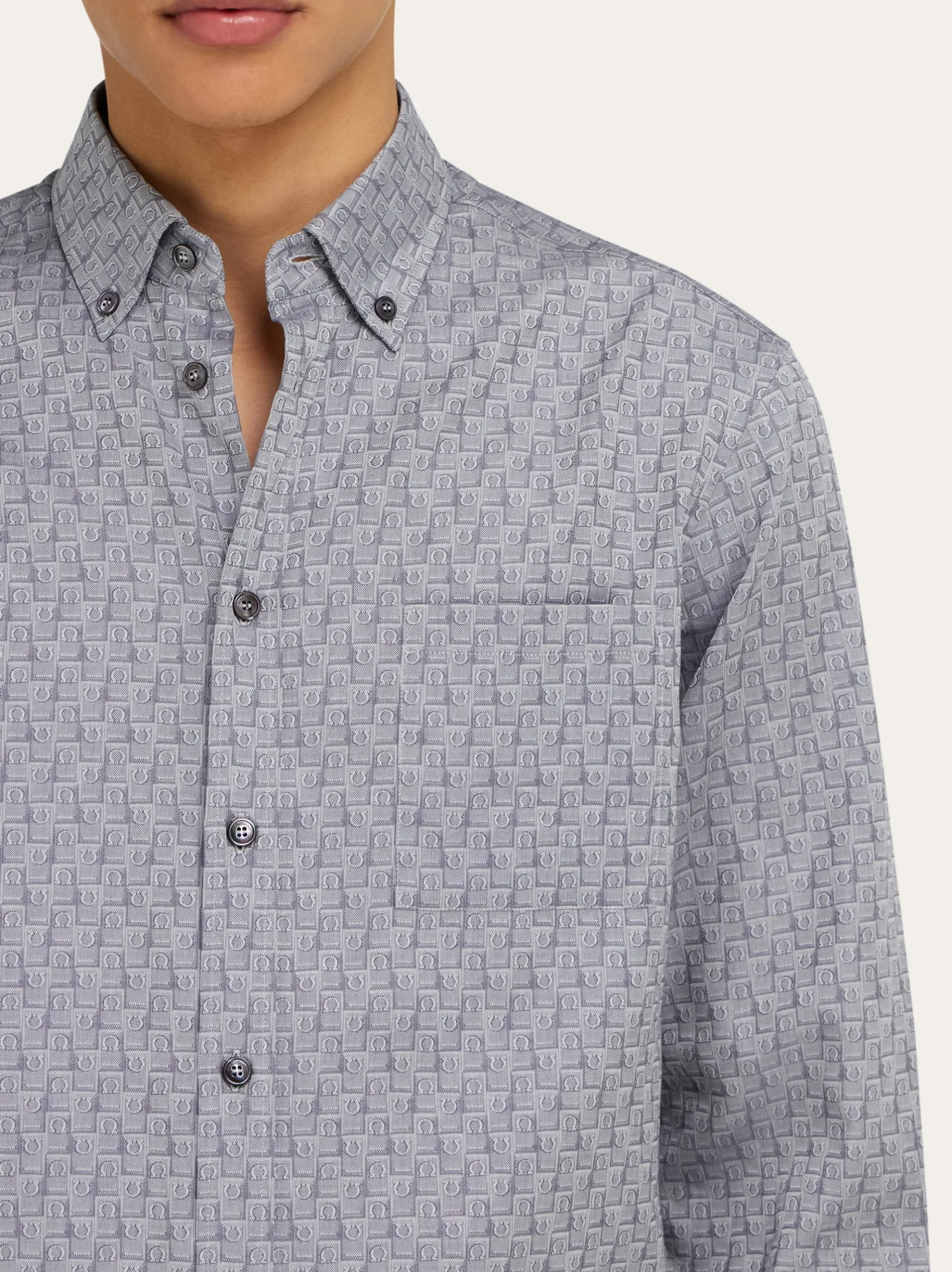 Ferragamo Monogram shirt - Men