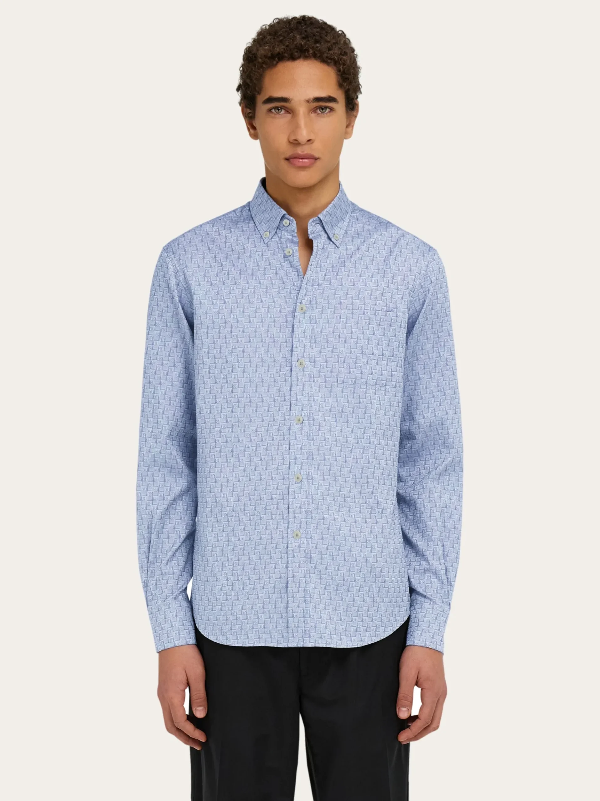 Ferragamo Monogram shirt - Men
