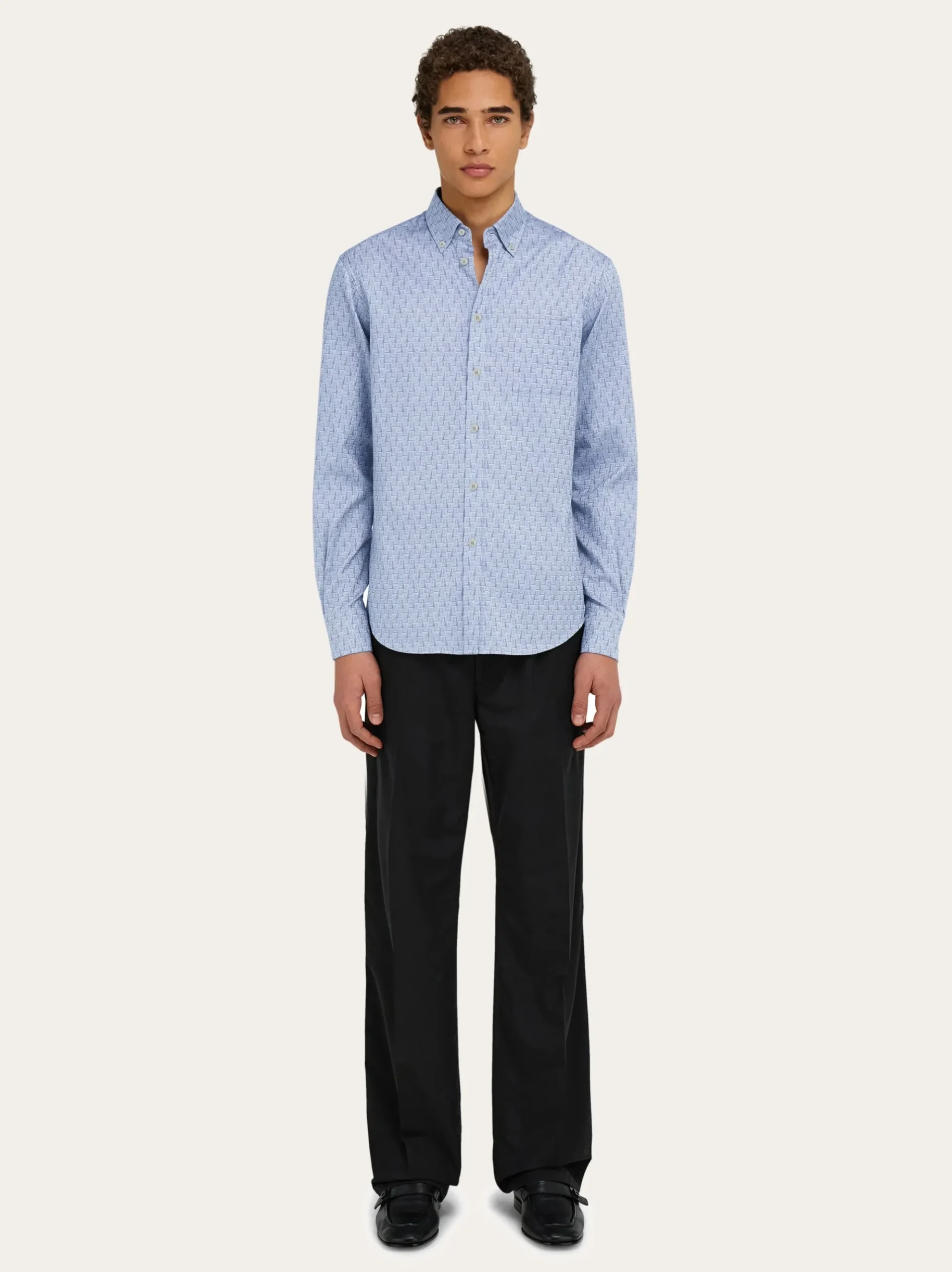 Ferragamo Monogram shirt - Men