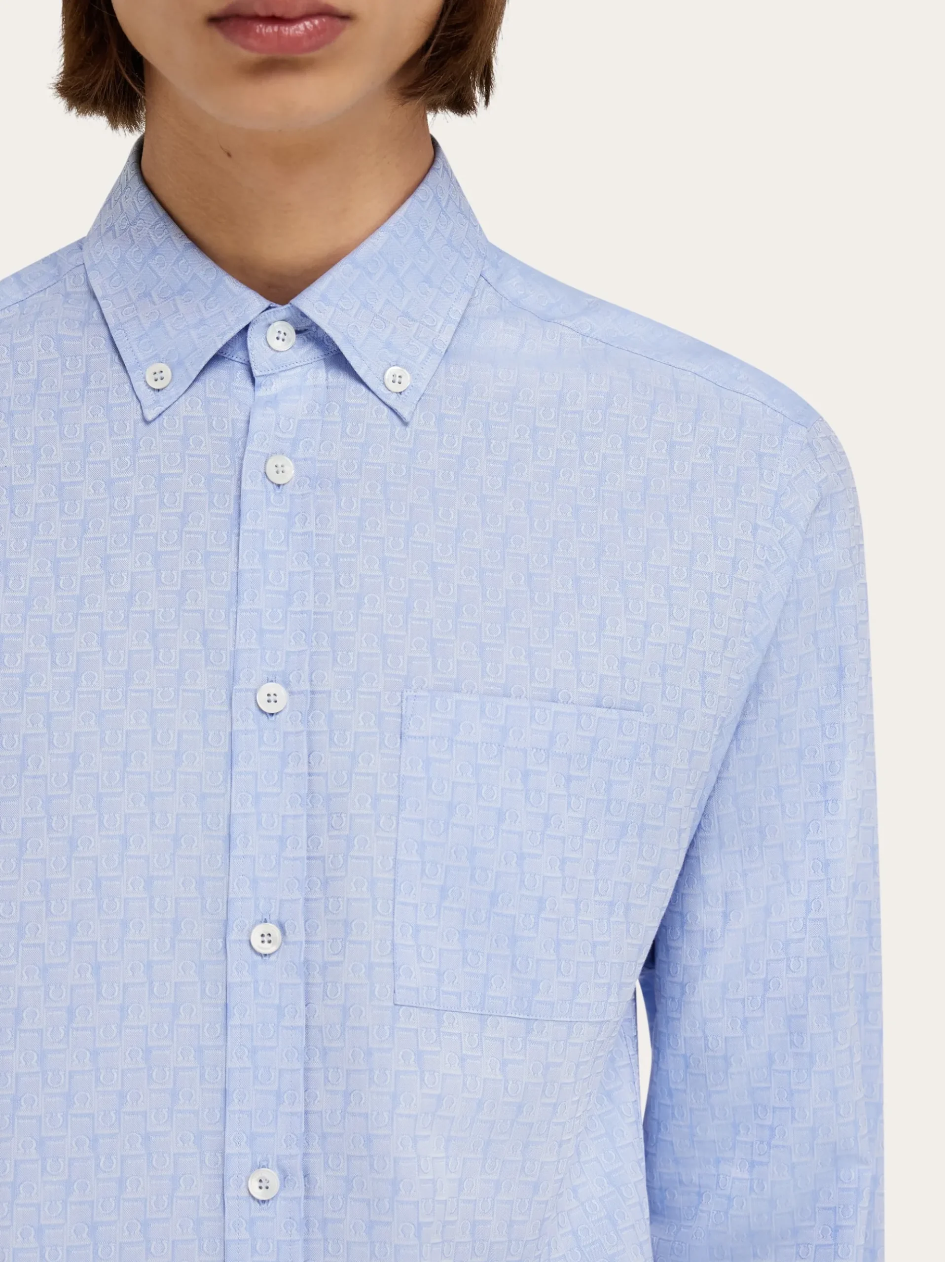 Ferragamo Monogram shirt - Men