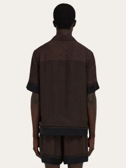 Ferragamo Monogram short sleeve shirt - Men